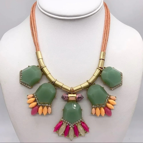 J. Crew Corded Gem Necklace - Picture 1 of 3
